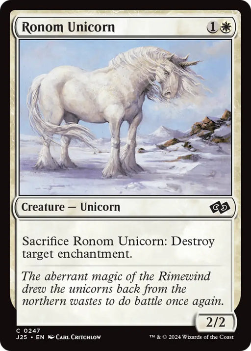 Ronom Unicorn [Foundations Jumpstart] - MTG Single