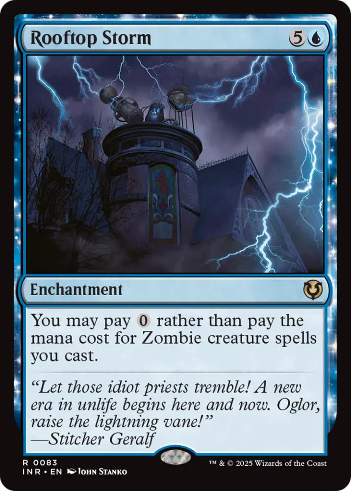 Rooftop Storm [Innistrad Remastered] - MTG Single