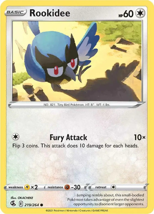 Rookidee (219/264) [Sword & Shield: Fusion Strike] - Pokemon Single