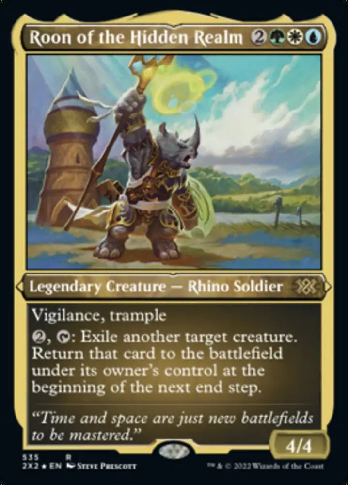 Roon of the Hidden Realm (Foil Etched) [Double Masters 2022] - MTG Single
