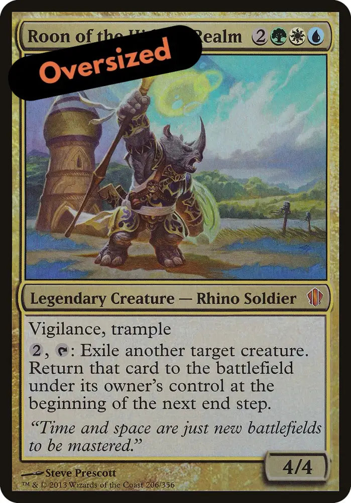 Roon of the Hidden Realm (Oversized) [Commander 2013 Oversized] - MTG Single