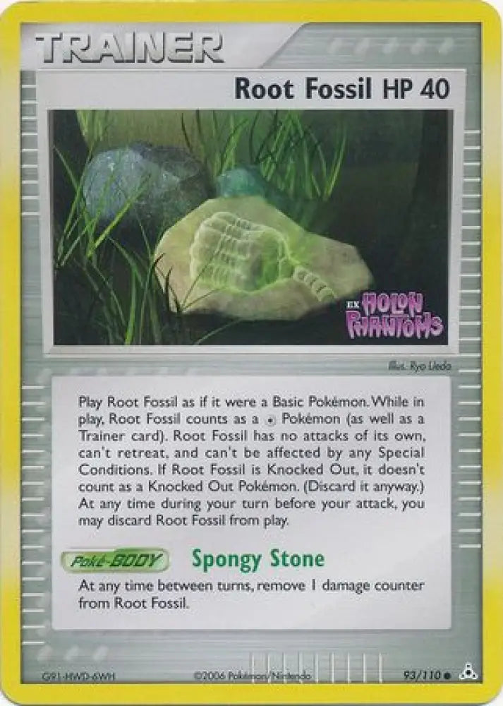 Root Fossil (93/110) (Stamped) [EX: Holon Phantoms] - Pokemon Single