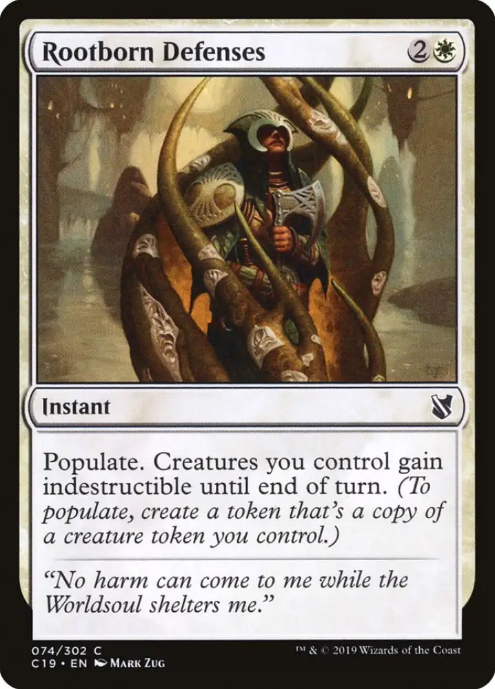 Rootborn Defenses [Commander 2019] - MTG Single