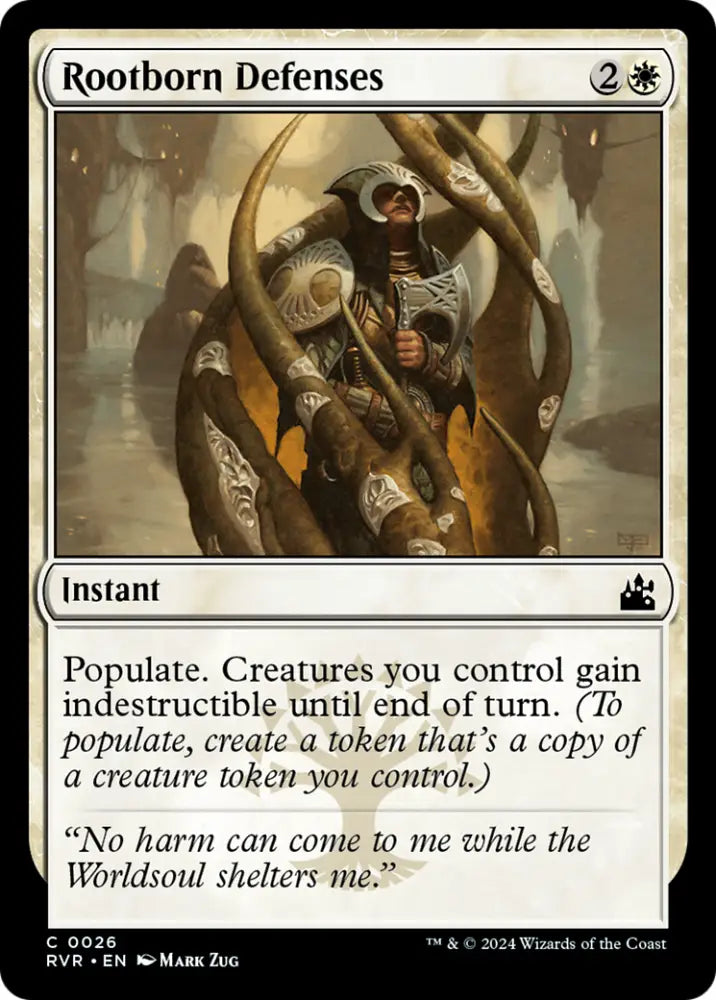 Rootborn Defenses [Ravnica Remastered] - MTG Single