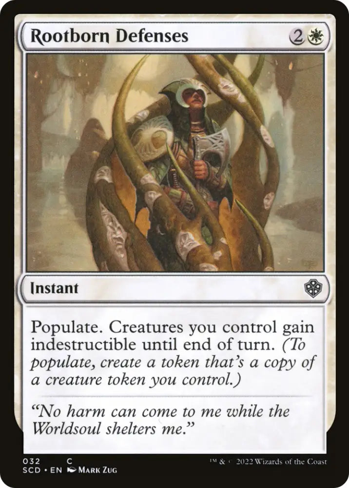 Rootborn Defenses [Starter Commander Decks] - MTG Single