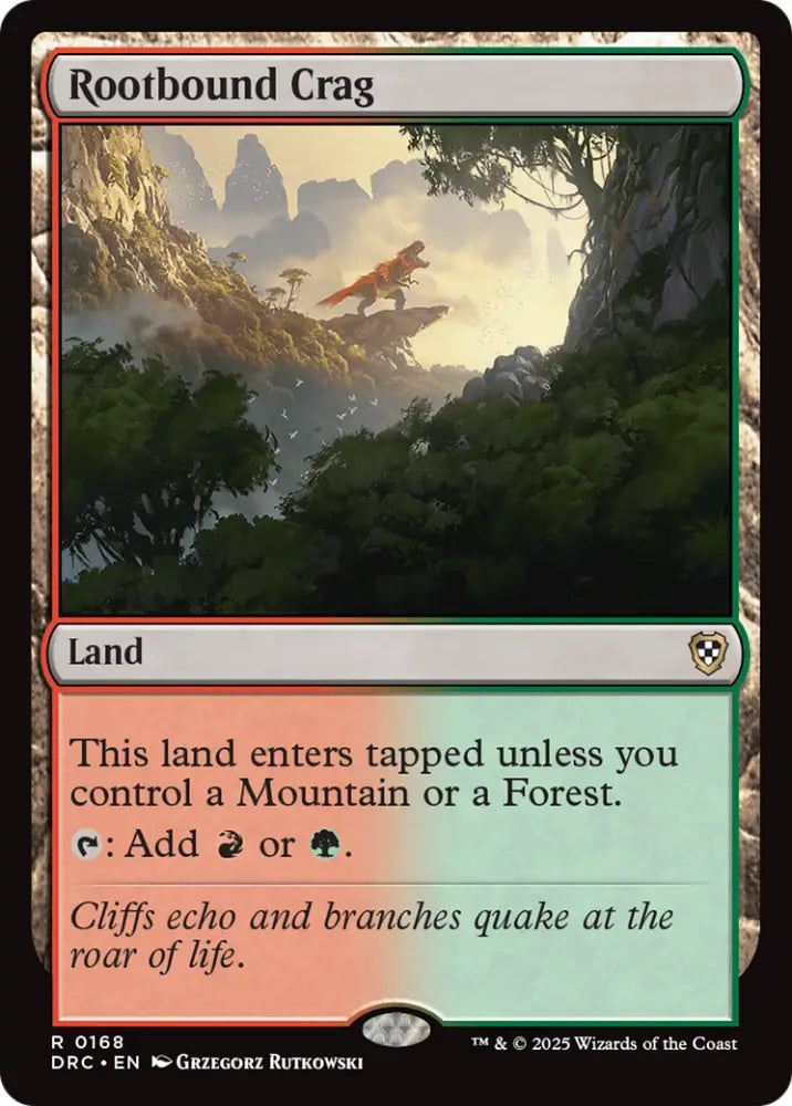 Rootbound Crag [Aetherdrift Commander] - MTG Single