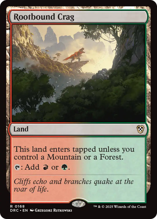 Rootbound Crag [Aetherdrift Commander] - MTG Single