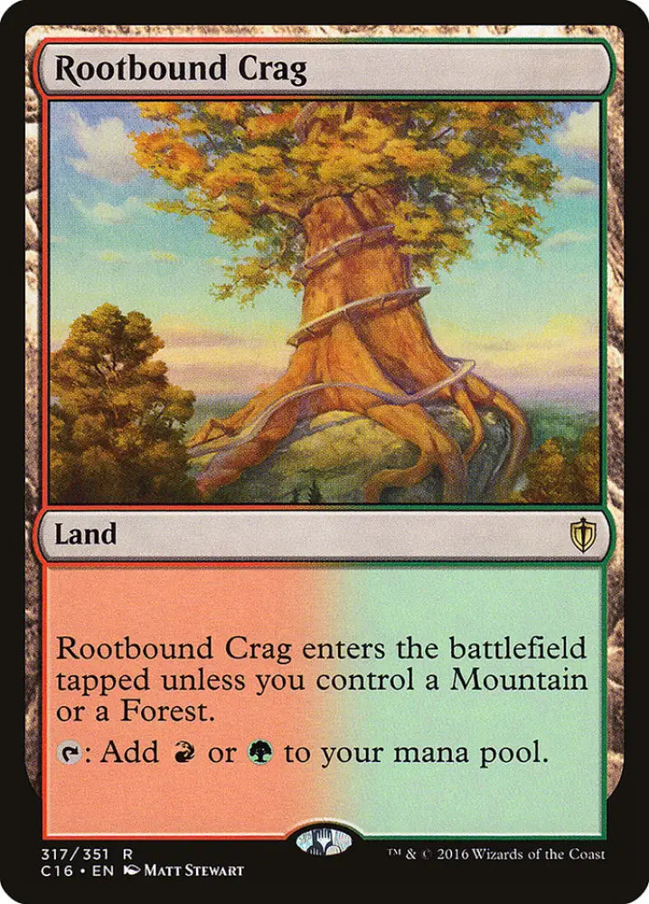 Rootbound Crag [Commander 2016] - MTG Single