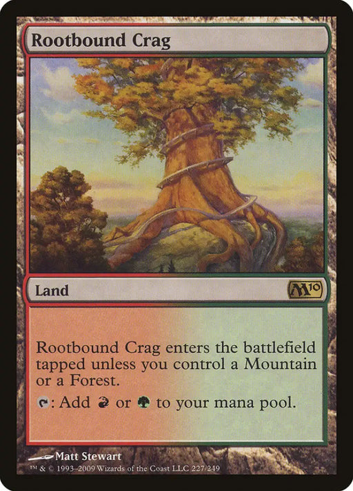 Rootbound Crag [Magic 2010] - MTG Single