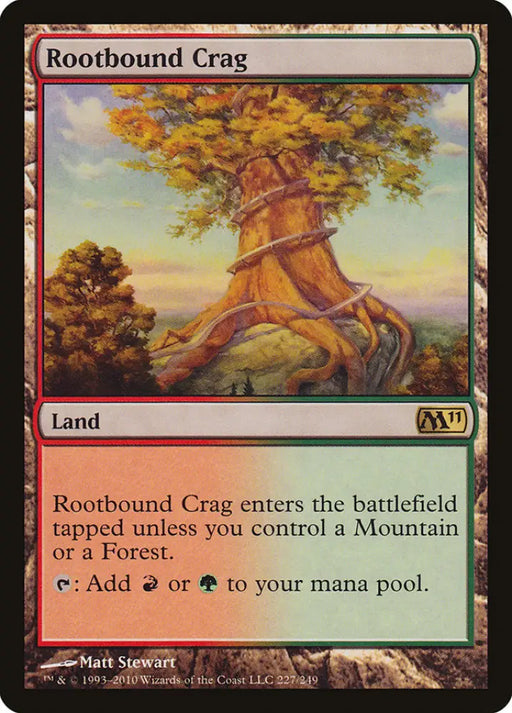 Rootbound Crag [Magic 2011] - MTG Single