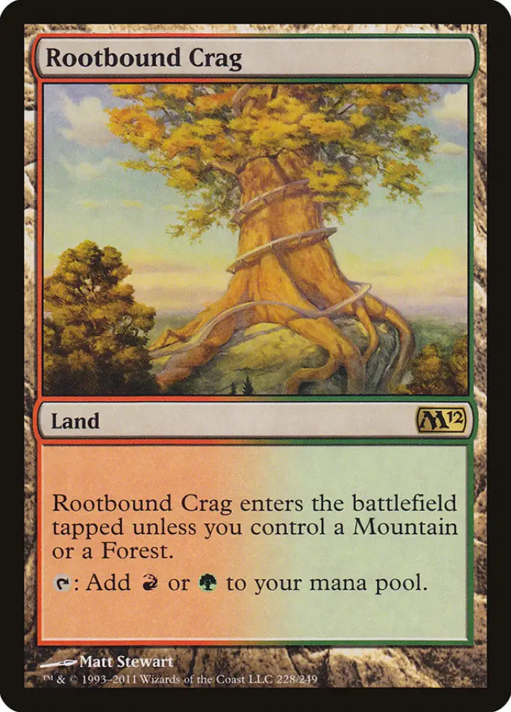 Rootbound Crag [Magic 2012] - MTG Single