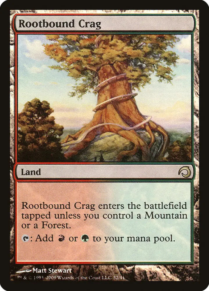 Rootbound Crag [Premium Deck Series: Slivers] - MTG Single