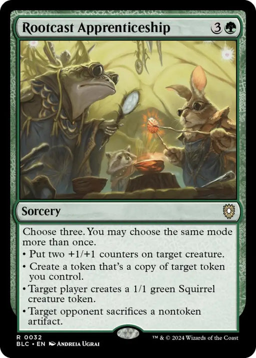 Rootcast Apprenticeship [Bloomburrow Commander] - MTG Single