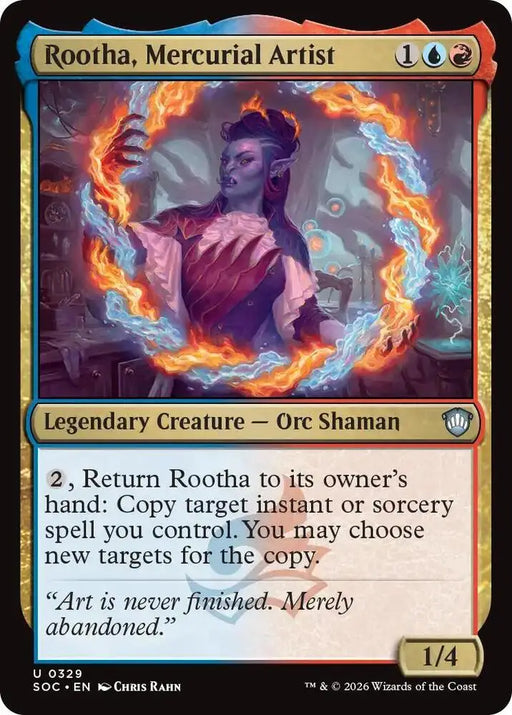 Rootha, Mercurial Artist (329) [Secrets of Strixhaven Commander]