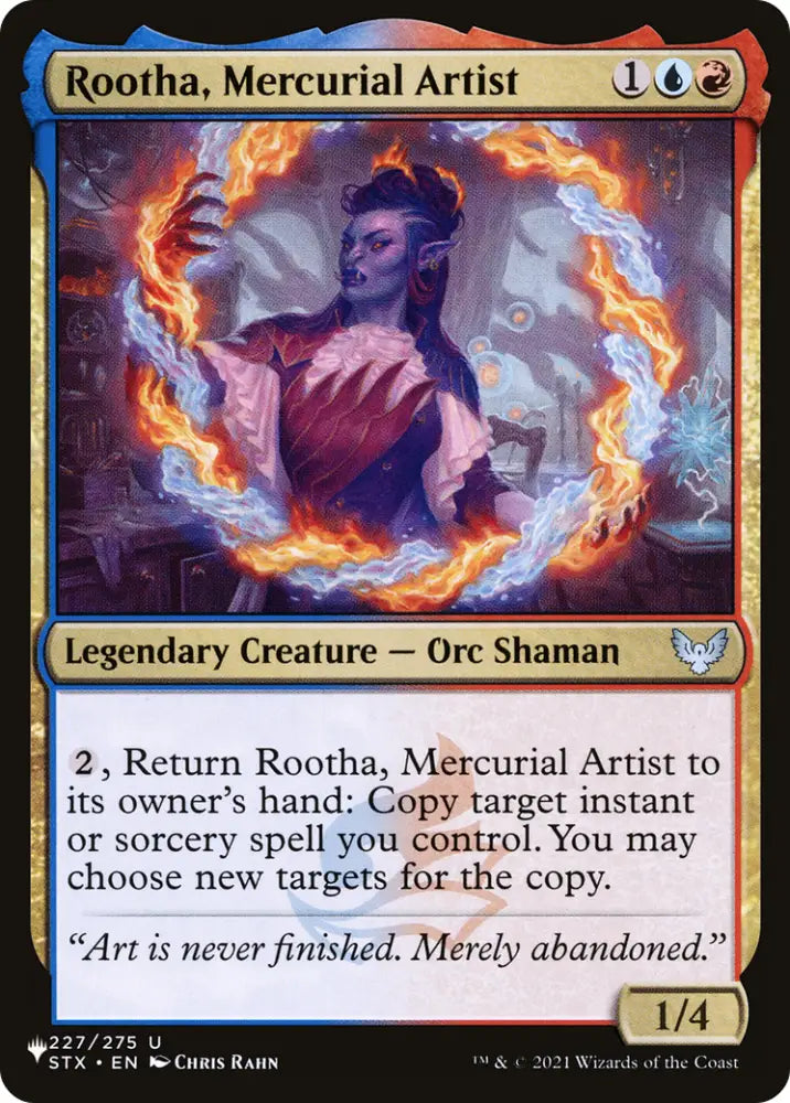 Rootha Mercurial Artist [The List] - MTG Single