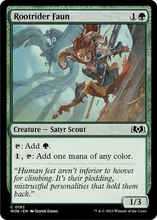 Rootrider Faun [Wilds of Eldraine] - MTG Single