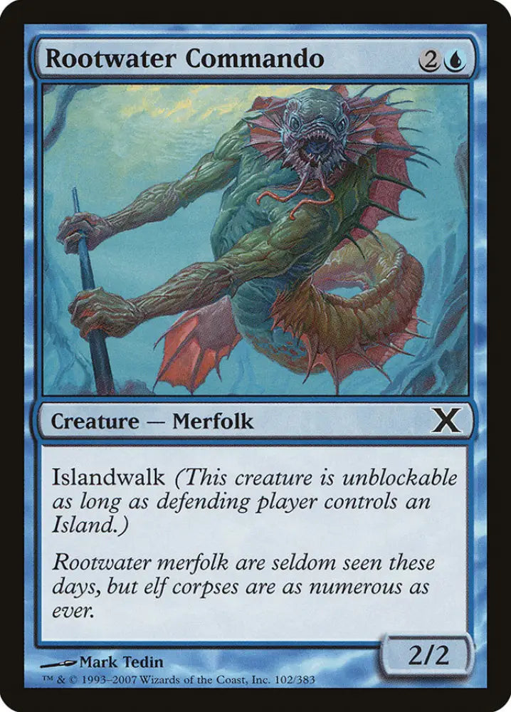 Rootwater Commando [Tenth Edition] - MTG Single