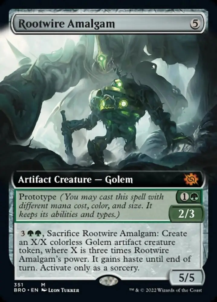 Rootwire Amalgam (Extended Art) [The Brothers’ War] - MTG Single