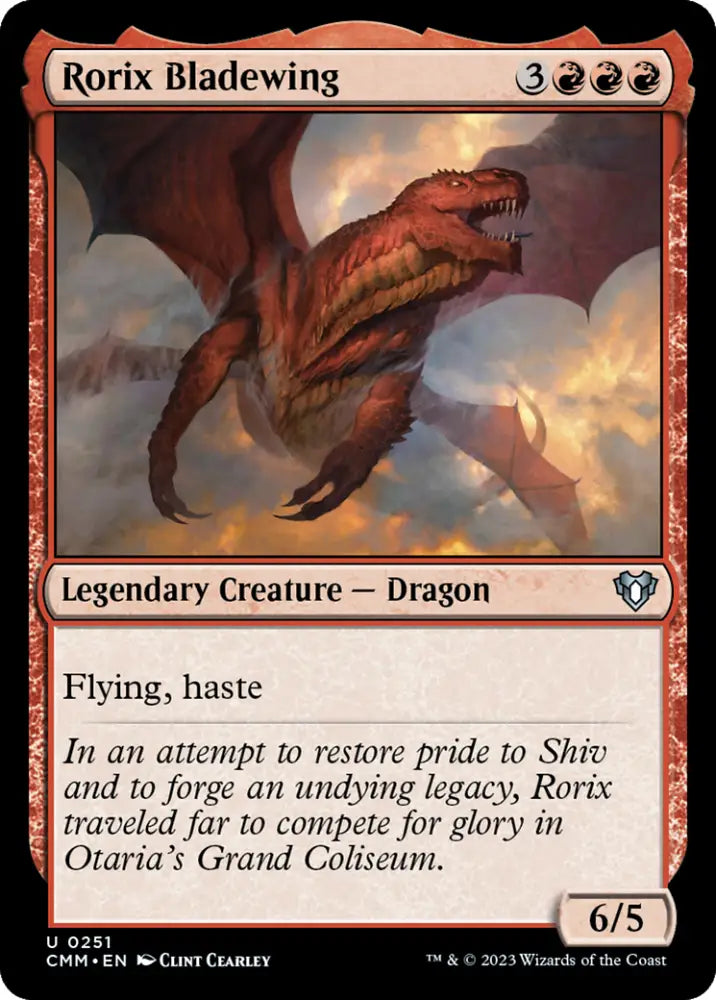 Rorix Bladewing [Commander Masters] - MTG Single