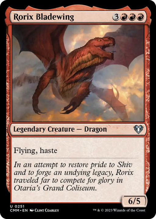 Rorix Bladewing [Commander Masters] - MTG Single