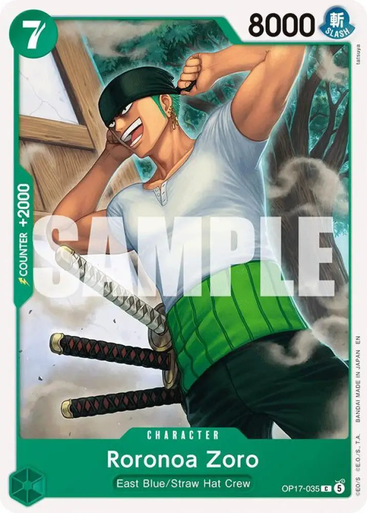 Roronoa Zoro (035) (OP17-035) [The World's Strongest Warriors]