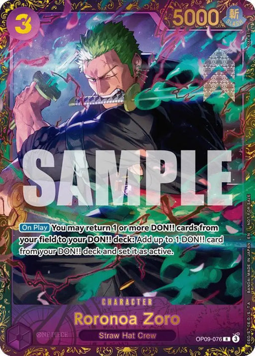Roronoa Zoro (Championship 25-26 Regionals Season 1) (OP09-076) [One Piece Promotion Cards]