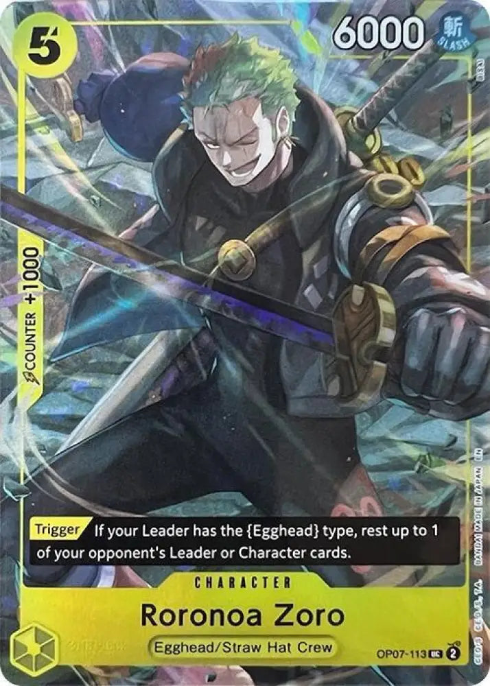 Roronoa Zoro (Illustration Box Vol.3) (OP07-113) [One Piece Promotion Cards]