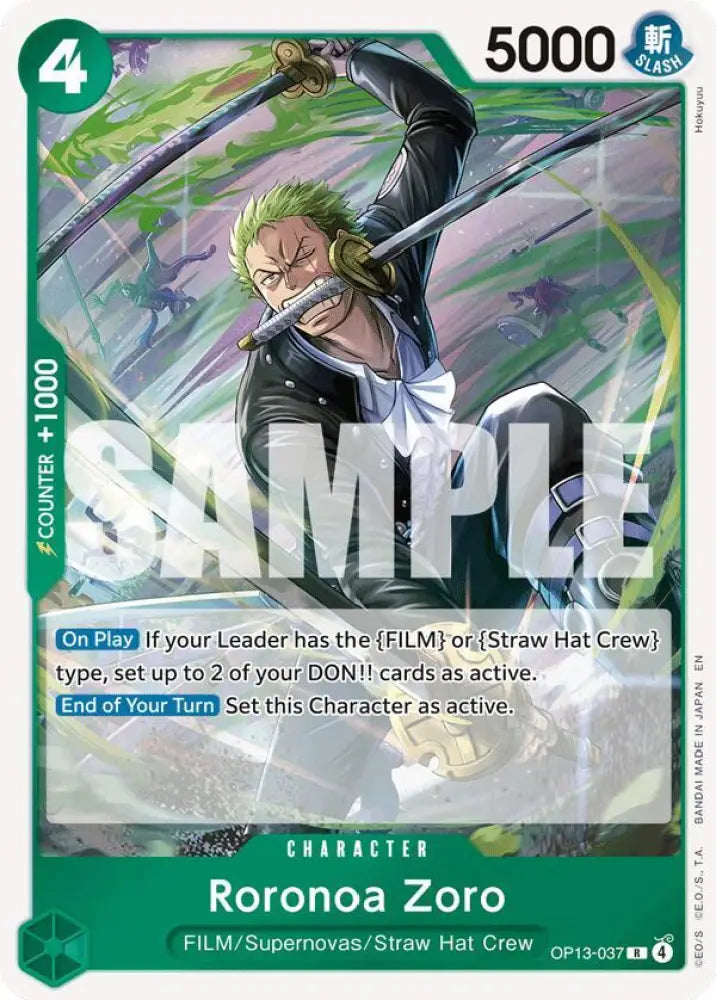 Roronoa Zoro (OP13-037) [Carrying On His Will]