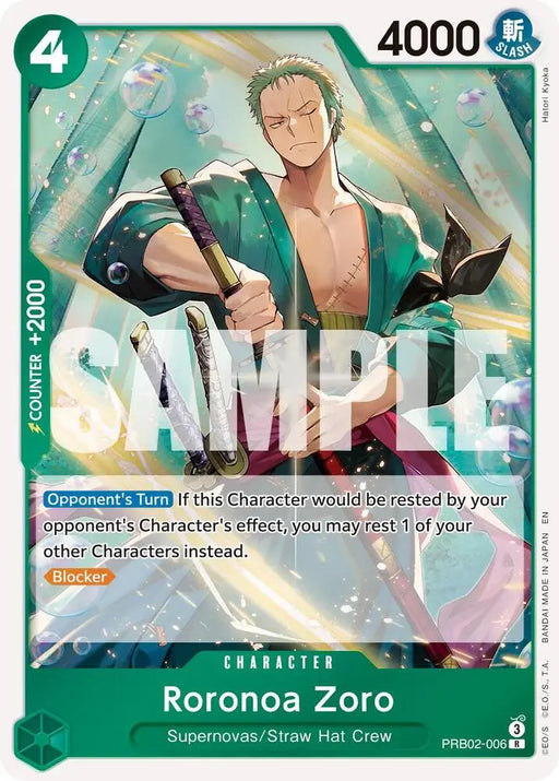 Roronoa Zoro - PRB02-006 [Premium Booster -The Best- Vol. 2]