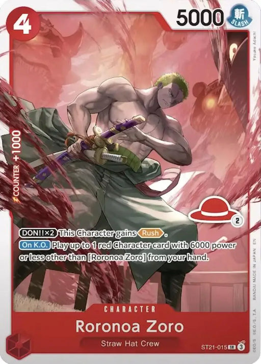Roronoa Zoro - ST21-015 (Luffy Deck) [Learn Together Deck Set]