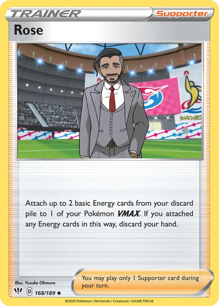 Rose (168/189) [Sword & Shield: Darkness Ablaze] - Pokemon Single