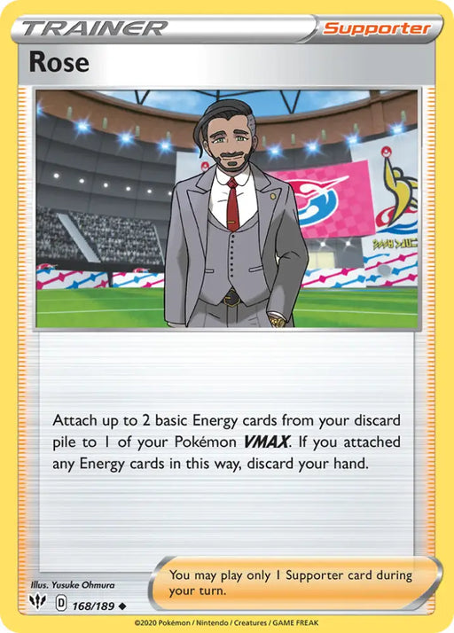 Rose (168/189) [Sword & Shield: Darkness Ablaze] - Pokemon Single