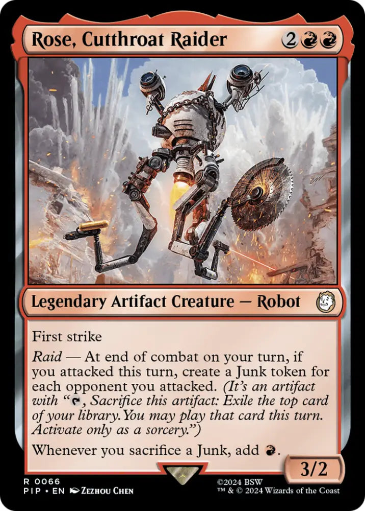 Rose Cutthroat Raider [Fallout] - MTG Single