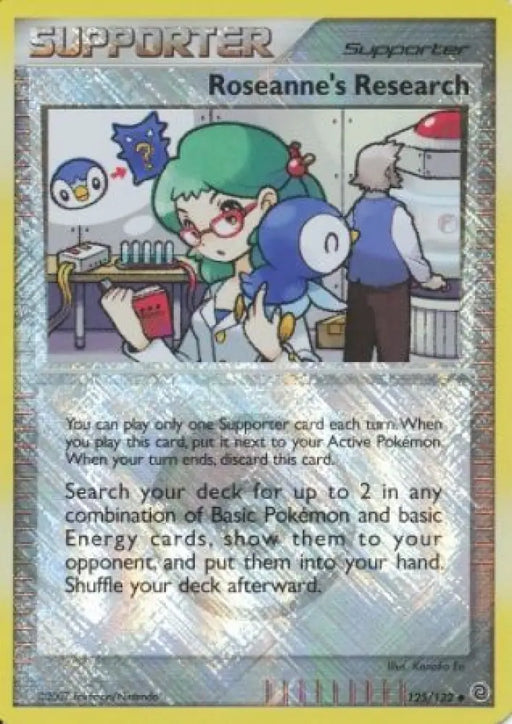 Roseanne’s Research (125/132) (League Promos) [Diamond & Pearl: Secret Wonders] - Pokemon Single