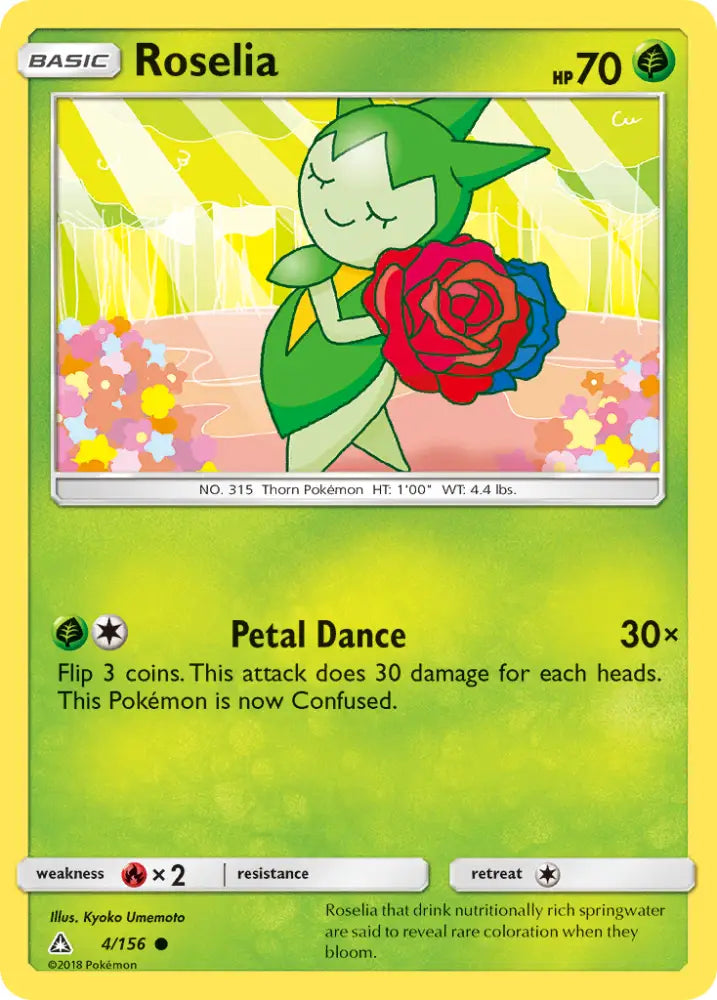 Roselia (4/156) [Sun & Moon: Ultra Prism] - Pokemon Single