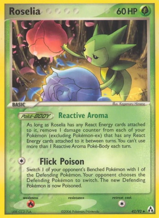 Roselia (42/92) [EX: Legend Maker] - Pokemon Single