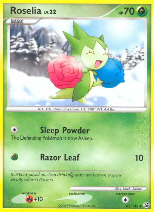 Roselia (62/132) [Diamond & Pearl: Secret Wonders] - Pokemon Single