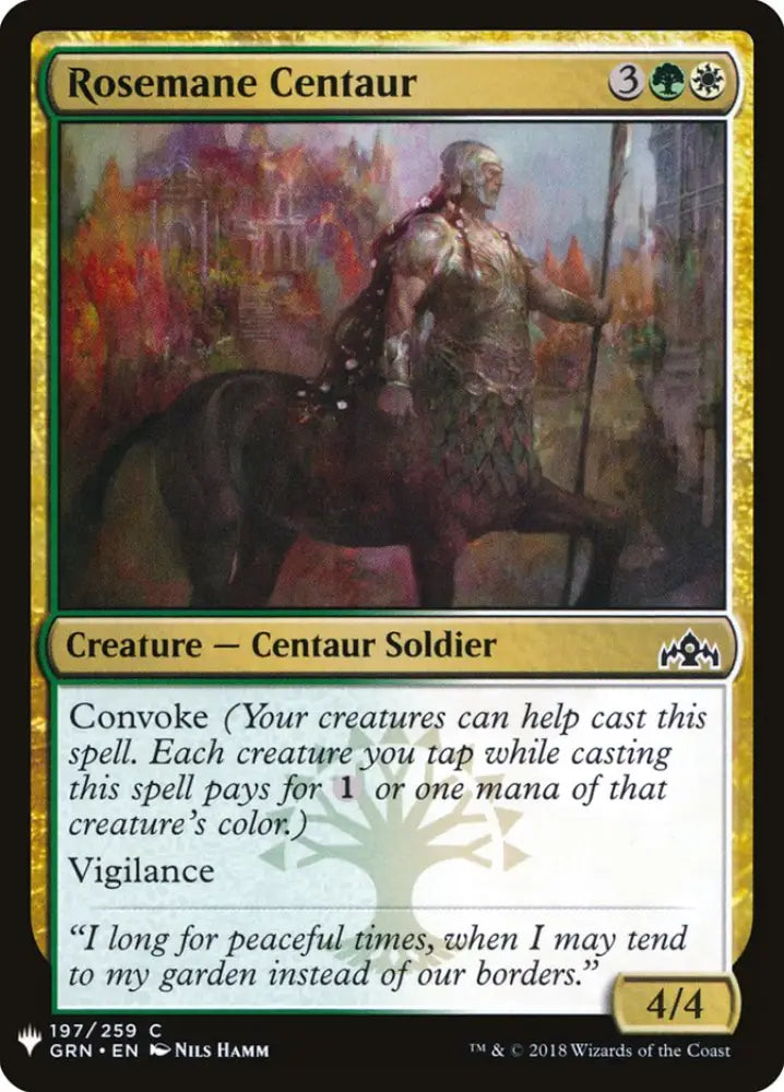 Rosemane Centaur [Mystery Booster] - MTG Single