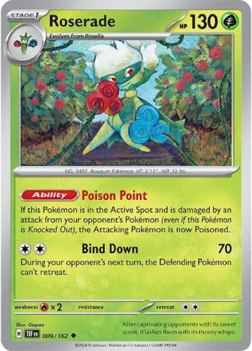Roserade (009/162) [Scarlet & Violet: Temporal Forces] - Pokemon Single