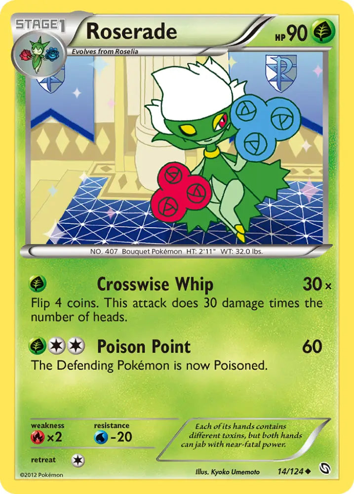 Roserade (14/124) [Black & White: Dragons Exalted] - Pokemon Single