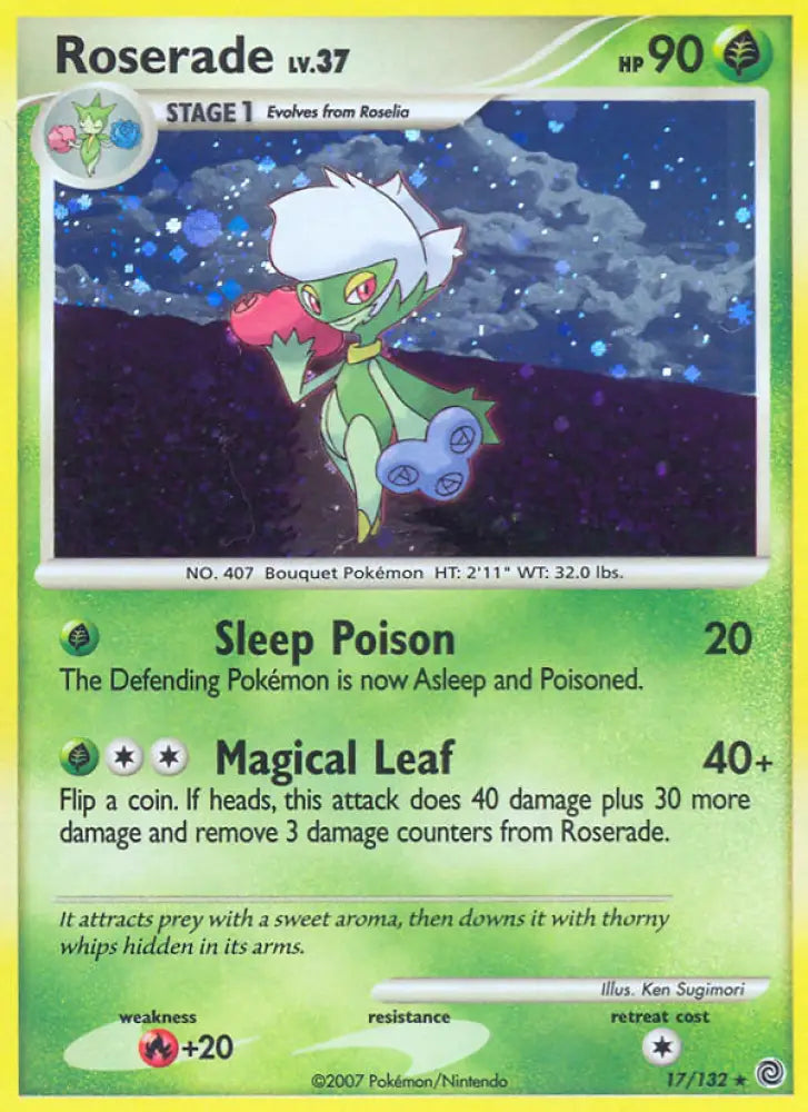 Roserade (17/132) [Diamond & Pearl: Secret Wonders] - Pokemon Single