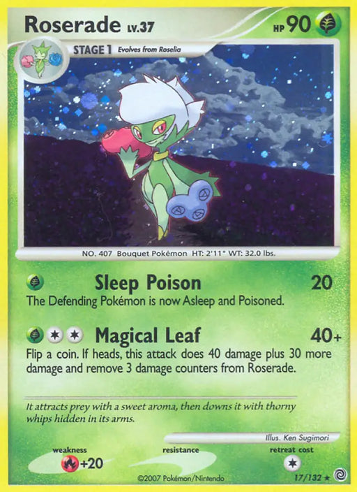 Roserade (17/132) [Diamond & Pearl: Secret Wonders] - Pokemon Single