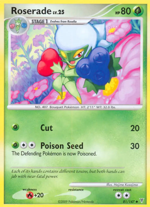 Roserade (81/147) [Platinum: Supreme Victors] - Pokemon Single