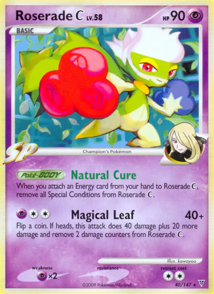 Roserade C (40/147) [Platinum: Supreme Victors] - Pokemon Single