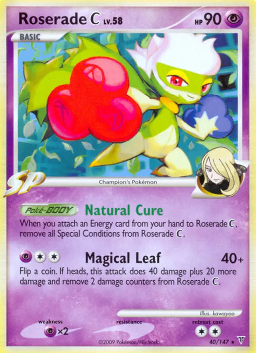Roserade C (40/147) [Platinum: Supreme Victors] - Pokemon Single