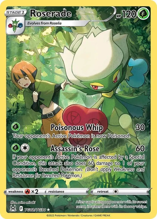 Roserade (TG02/TG30) [Sword & Shield: Lost Origin] - Pokemon Single