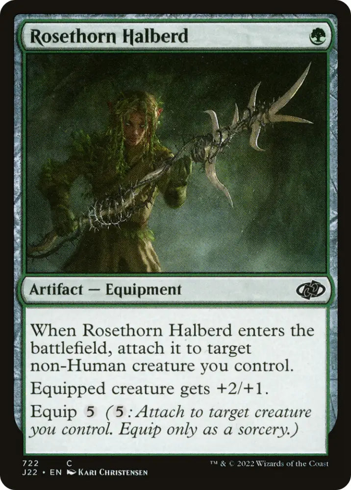 Rosethorn Halberd [Jumpstart 2022] - MTG Single