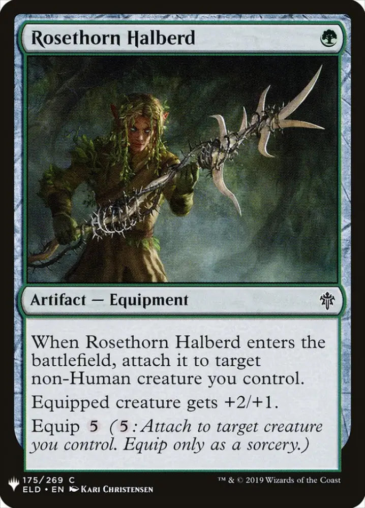 Rosethorn Halberd [Mystery Booster] - MTG Single