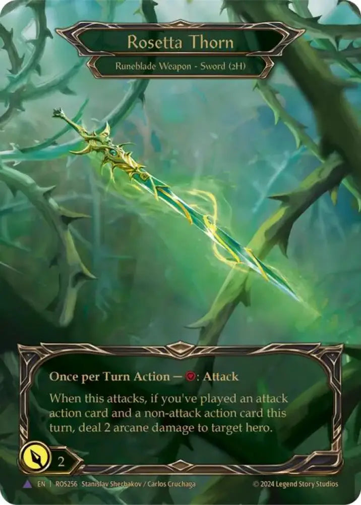 Rosetta Thorn (Marvel) [Rosetta] Cold Foil - Flesh And Blood Single