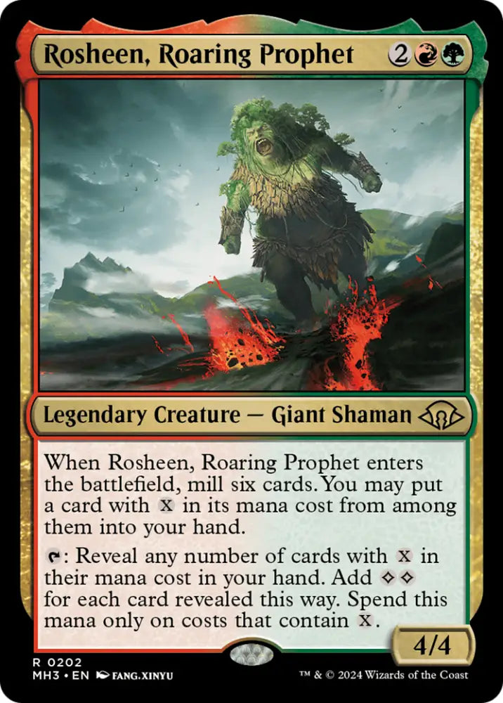 Rosheen Roaring Prophet [Modern Horizons 3] - MTG Single
